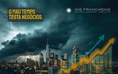 O mau tempo testa os negócios. Oportunidades na tempestade.